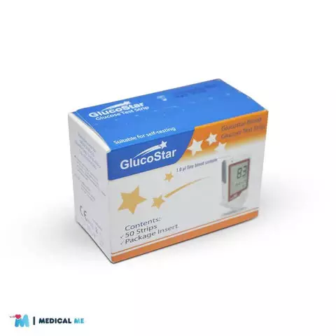 Gluco-Star Blood Glucose Test Strips